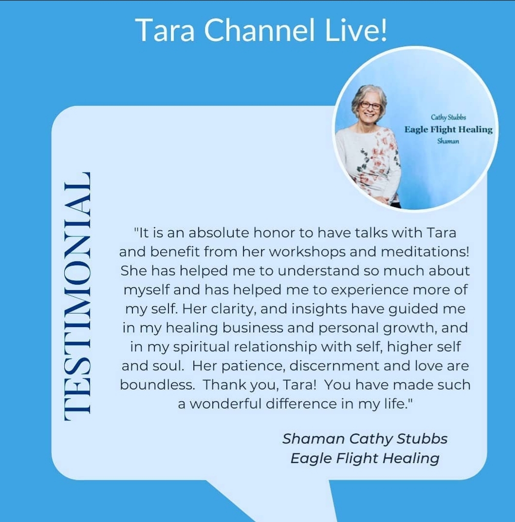Tara Testimonial - Shaman Cathy Stubbs - Eagle Flight Healing