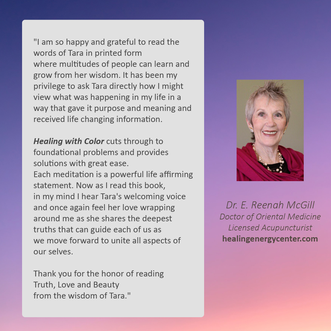 Tara Testimonial - Dr. E Reenah McGill - Healing Energy Center 