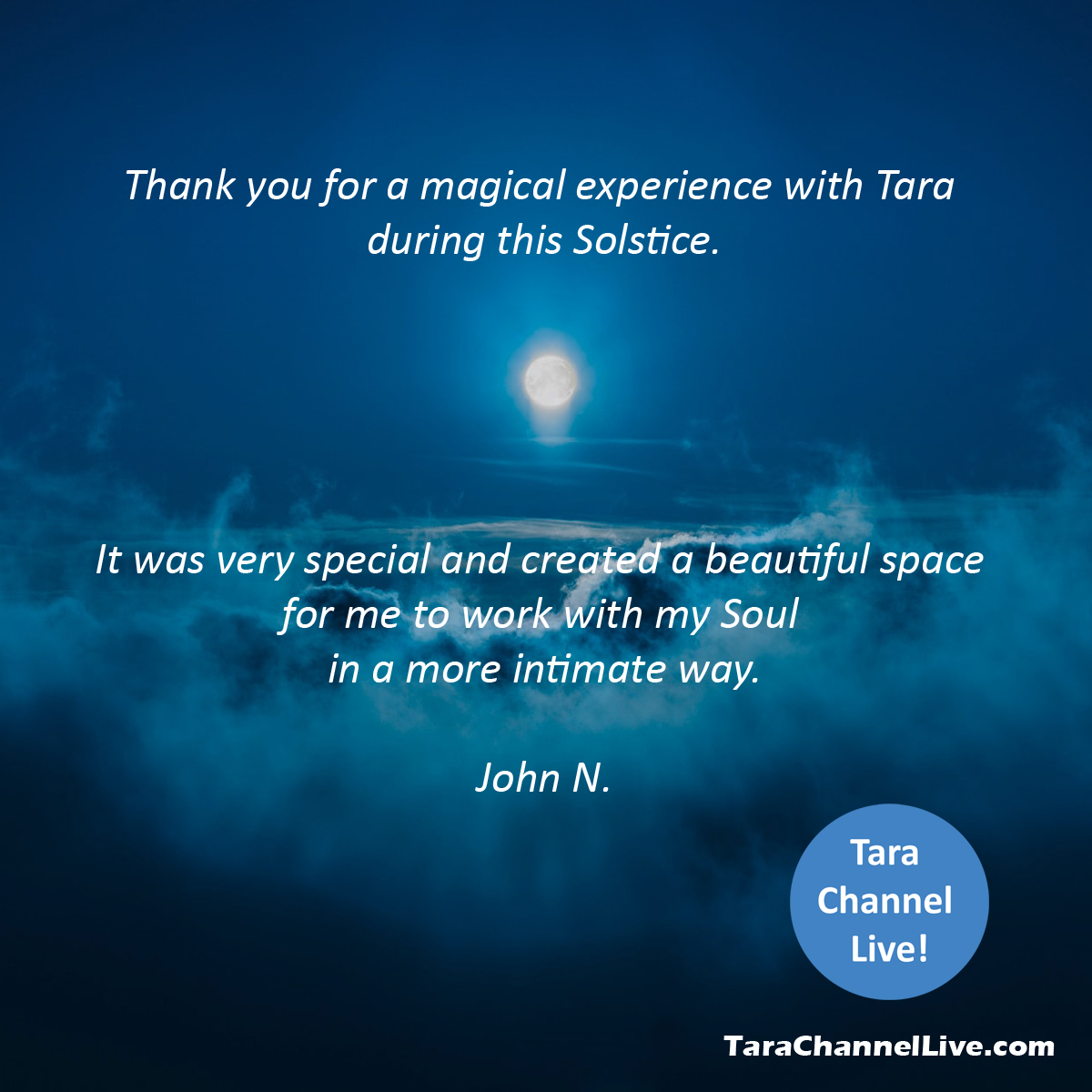 Tara Testimonial - John N