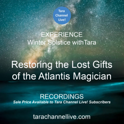 RECODINGS FROM Winter Solstice with Tara - December 2023