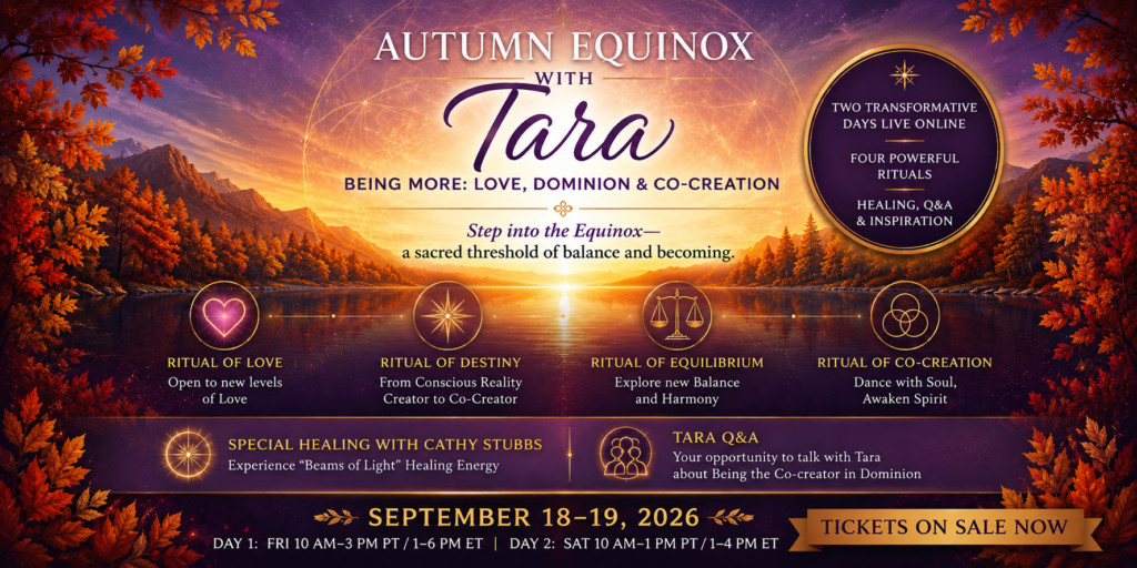 Autumn Equinox with Tara - September 18-19, 2026